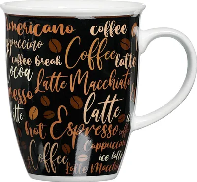 Produktbild von Ritzenhoff & Breker Becher Aromatico, Kaffeebecher, Teetasse, Kaffee Tasse, Porzellan, Braun, 320 ml, 422375