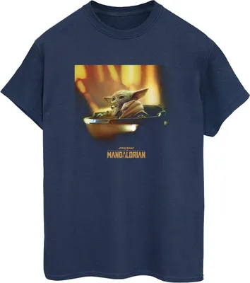 Produktbild von Star Wars - "The Mandalorian" T-Shirt für Damen BI45935 (XXL) (Marineblau)