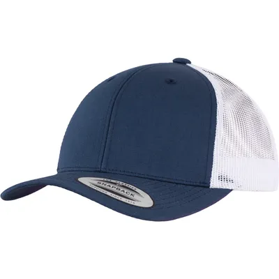 Produktbild von FLEXFIT 6606T | Retro Trucker 2-Tone Cap / Kappe / Mütze / Hut - Farbe: Navy/White - Größe: One Size