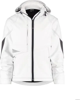 Produktbild von DASSY Softshelljacke GRAVITY Gr. L weiß/anthrazit