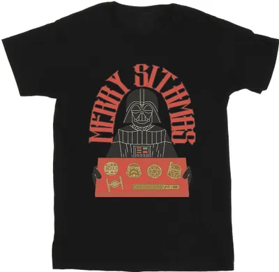 Produktbild von Star Wars - "Episode IV: A New Hope Merry Sithmas" T-Shirt für Herren BI46807 (XXL) (Schwarz)