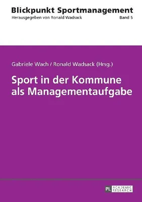 Produktbild von Sport in der Kommune als Managementaufgabe