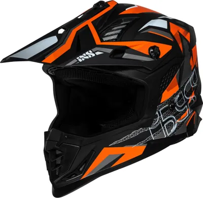 Produktbild von IXS iXS363 2.0 Motocross Helm, schwarz/orange, 2XL (63/64)