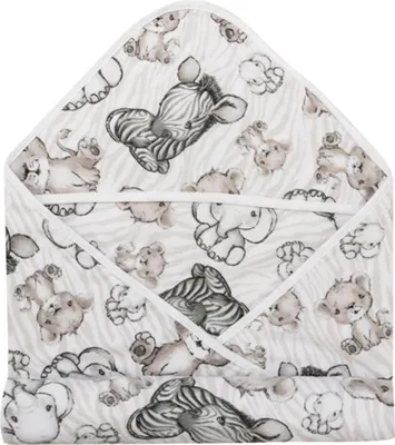 Produktbild von Bomimi Flanell-Safari-Handtuch mit Kapuze