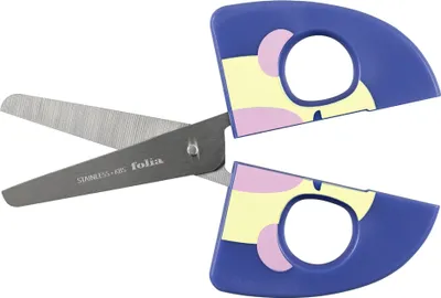 Produktbild von folia Bastelschere RAINBOW rund Länge: 160 mm