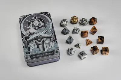 Zdjęcie produktu dla Zestaw kości do klasycznej gry RPG z postaciami (16)
