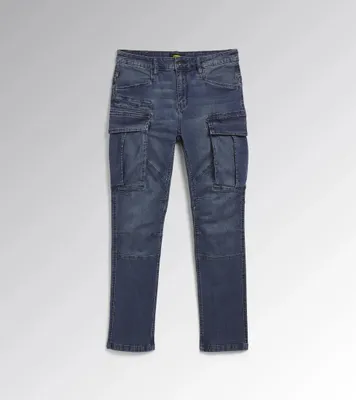 Imagen del producto de Pantalón cargo Diadora, modelo Hose, color piedra, azul cielo, verde azulado