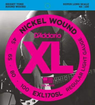 Zdjęcie produktu dla D'Addario EXL170SL Struny do gitary basowej