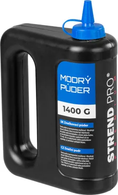 Image de Poudre Strend Pro Premium, 1400 g, poudre de traçage de maçon, bleue