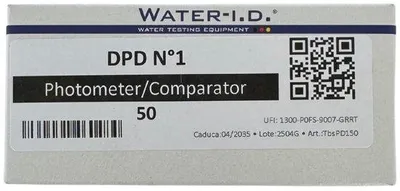 Produktbild von Reagenz für den Wasseranalyse-Test DPD Nr. 1 – für PoolLab 1.0 & 2.0 – zur Messung von freiem Chlor im Bereich von 0,0-8,0 mg/l