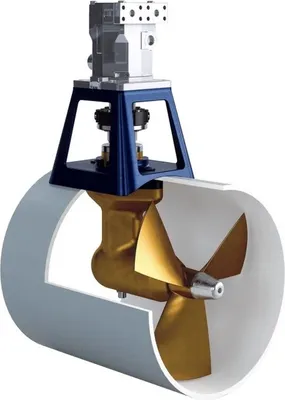 Produktbild von VETUS hydraulisches Strahlruder 550kgf 33kW für Ø400mm Tunnel | BOWH550