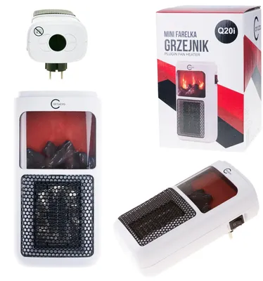 Image de Q20I Mini Chauffage Chauffage Cheminée Électrique Prises De Courant