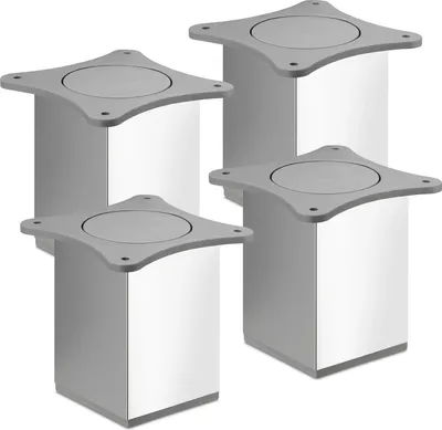 Produktbild von 4er Set Möbelfüße QUEBEC II II 100 mm Chrom poliert