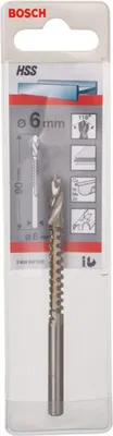 Produktbild von Fräsbohrer HSS, 6 mm, 90 mm, d 6 mm