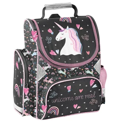 Produktbild von Schulrucksack Mädchen Jungen Teenager Motiv UNICORN Rucksack Tasche PASO EINHORN