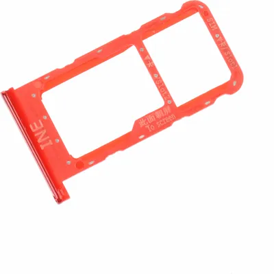 Produktbild von Für Huawei P Smart Plus Sim Tray Halter Rot