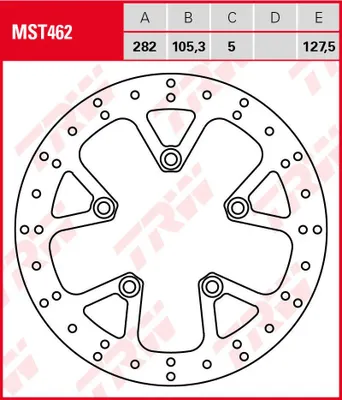 Obrázek produktu pro TRW Bremsscheibe "MST462"