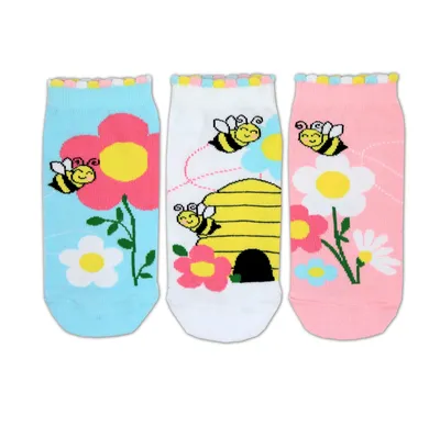Produktbild von Bienen Füßlinge Oddsocks Socken in 30,5-38,5 im 3er Set