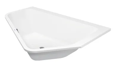 Produktbild von Duravit Fünfeck-Badewanne Paiova 177x130cm, we, Eck rechts, Einbauversion