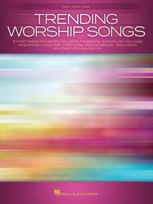 Produktbild von Trending Worship Songs: 27 Fast-Rising Favorites Arranged for Piano and Voice with Guitar Chords