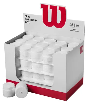 Immagine prodotto di Wilson PRO Overgrip, Tennis Over Grip Unisex, Bianco Perforato