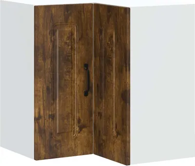 Produktbild von vidaXL Küchen-Eckhängeschrank Kalmar Räuchereiche Holzwerkstoff