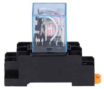 Produktbild von LY2NJ 8-polige elektromagnetische Leistungsrelais mit Sockelsockel-Kontrollleuchte für Motoren Industrie 10AAC220V