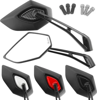 Produktbild von Motorrad / Motorroller Spiegel Set, mit E-Prüfzeichen