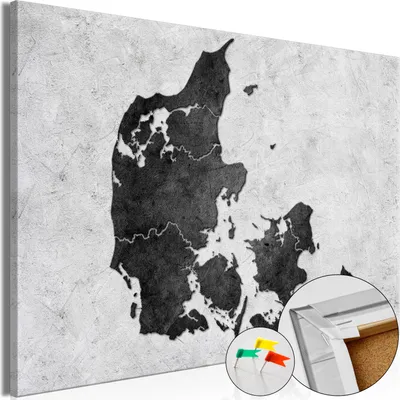 Obrázek produktu pro Korkový obraz z netkané textilie - Stone Denmark 120x80 cm Města k-C-0144-p-a