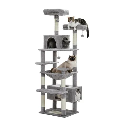 Produktbild von PAWZ Road Kratzbaum Grosse Katzen Stabil, 184 cm Grau