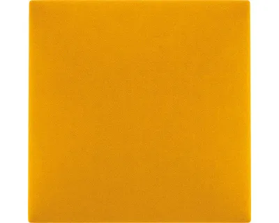 Produktbild von STEGU mollis Wandpaneel schalldämmend Polster Velours 30×30 cm Schwefelgelb