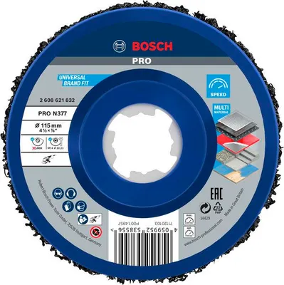 Produktbild von PRO N377 Reinigungsscheibe, 115 mm, 22.23 mm, X-Lock