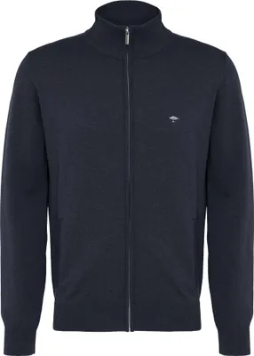 Produktbild von Fynch Hatton - Herren Strickjacke aus reiner Baumwolle (SFPK212), Größe:S, Fynch Hatton farbe:blue (690)