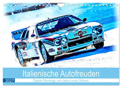 Produktbild von Italienische Autofreuden (Wandkalender 2027 DIN A4 quer), CALVENDO Monatskalender