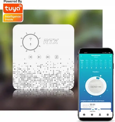 Zdjęcie produktu dla Sterownik nawadniania ogrodu RTX TUYA WiFi 8 Stref