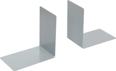 Produktbild von Buchstütze E-10245 00 90x140x140mm grau 2  Stück Packung mit 24 Stück
