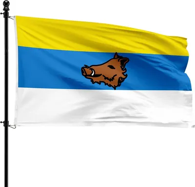 Zdjęcie produktu dla Flagi gminne, Zaventem, 90 x 150 cm, poliester, do montażu na maszcie