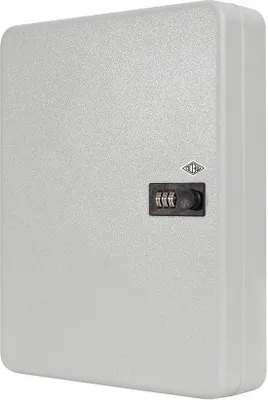 Produktbild von Famanu Schlüsselschrank für 60 Schlüssel - 3-stelliges Zahlenschloss - lichtgrau