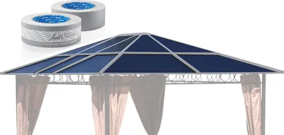 Produktbild von Ersatzdach Hardtop Pavillon 3x3,6m inkl. Anti Dust Filterbandset