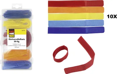 Zdjęcie produktu dla EASY WORK Klettverschlußsatz 50-teilig. 6 Stück Verkaufseinheit 262193 4332539604159
