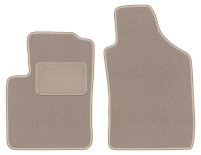 Imagen del producto de Alfombrillas delanteras de moqueta para Lancia Ypsilon III 2011- (hatchback) – 2 piezas, beige, a medida – Wielganizator LUX – versión W0178