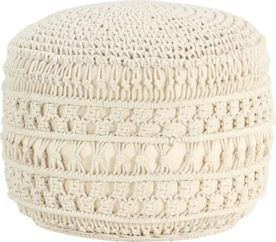 Obrázek produktu pro Ručně vyrobený sedací puf macramé 45 x 30 cm bavlna