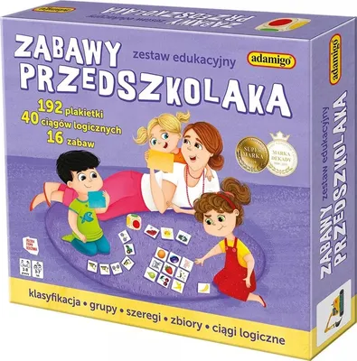 Immagine prodotto di Zestaw edukacyjny Zabawy przedszkolaka Adamigo
