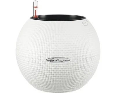 Obrázek produktu pro Samozavlažovací květináč Lechuza Puro Color plastový Ø 20 v. 16 cm bílý