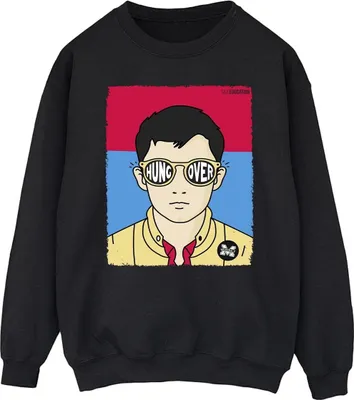 Produktbild von Netflix - " Education" Sweatshirt für Herren BI44292 (3XL) (Schwarz)