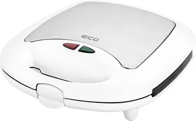 Obrázok produktu pre ECG S 399 3in1 White | sendvičovač | nepriľnavá povrchová úprava | 3 sady výmenných dosiek: Sendvičové |  Panini / Zapekacie |  Waflovanie