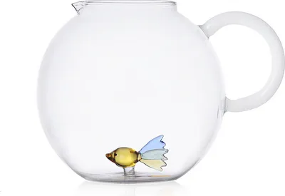 Produktbild von Glaskrug mit Fisch Animal Farm 2200ml aus Kristallglas, mundgeblasen