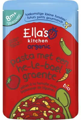 Image de PâtesElla's Kitchen avec beaucoup de légumes 190g, 8 mois+