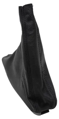 Image de Manchon de levier de frein à main pour BMW Série 3 (E46) 1998-2006, noir, similicuir, référence OEM 34408227928