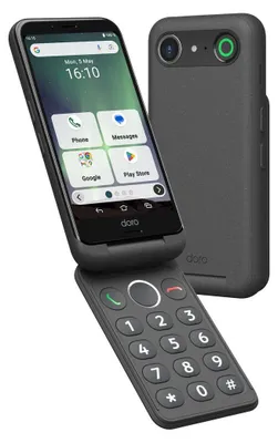 Obrázok produktu pre Doro Aurora A20, 11,4 cm (4.5"), 4 GB, 64 GB, 13 MP, Android 14, Grafit